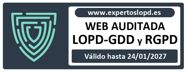 Sello de Web Auditada, expertoslopd